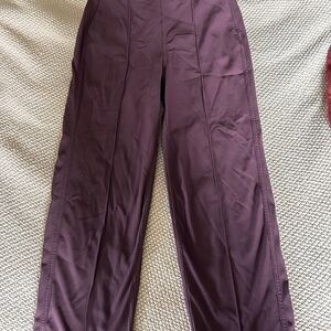 Wine color lululemon High-Waisted Pants size 2. Worn a few times.